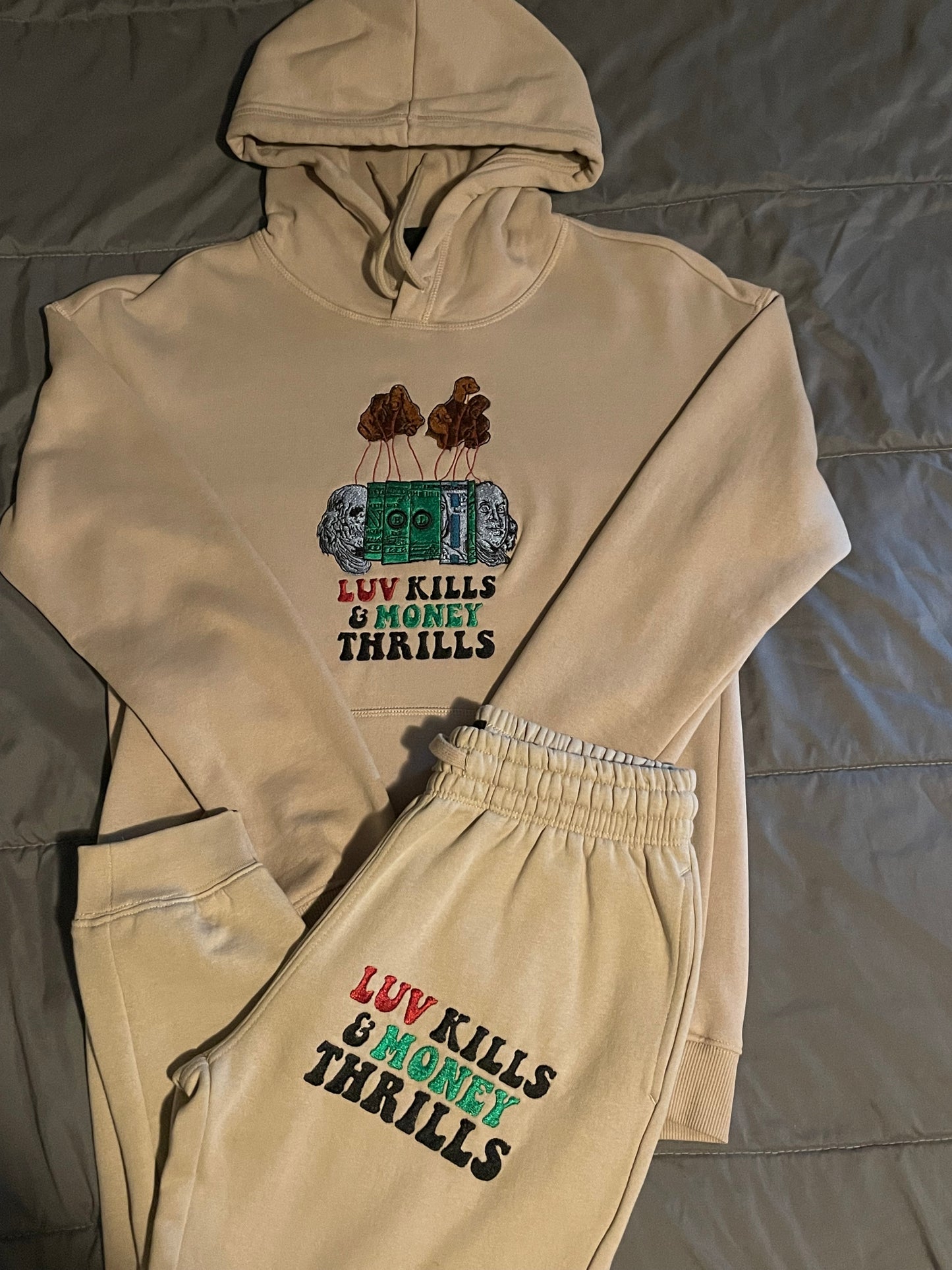 Love Kills & Money Thrills Sweatsuits